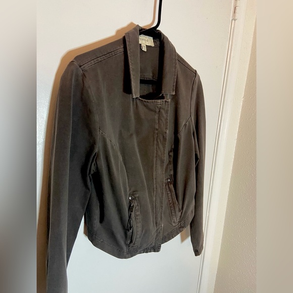 Torrid Washed Jersey Moto Jacket - Picture 2 of 4